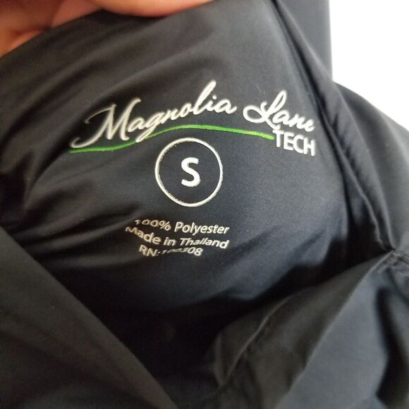 Masters Magnolia Lane Tech Zip Jacket Women Sz S Black White Reversible Golf - Picture 9 of 14